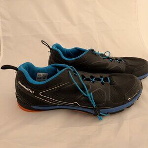 Shimano SH-CT41L Men’s Cycling Shoes Size 11 . 8 Click'R  Black Light Blue EU47